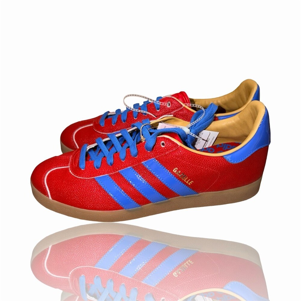 adidas Gazelle Golf Spikeless Shoes Men's Size 12 Red Blue Low Top